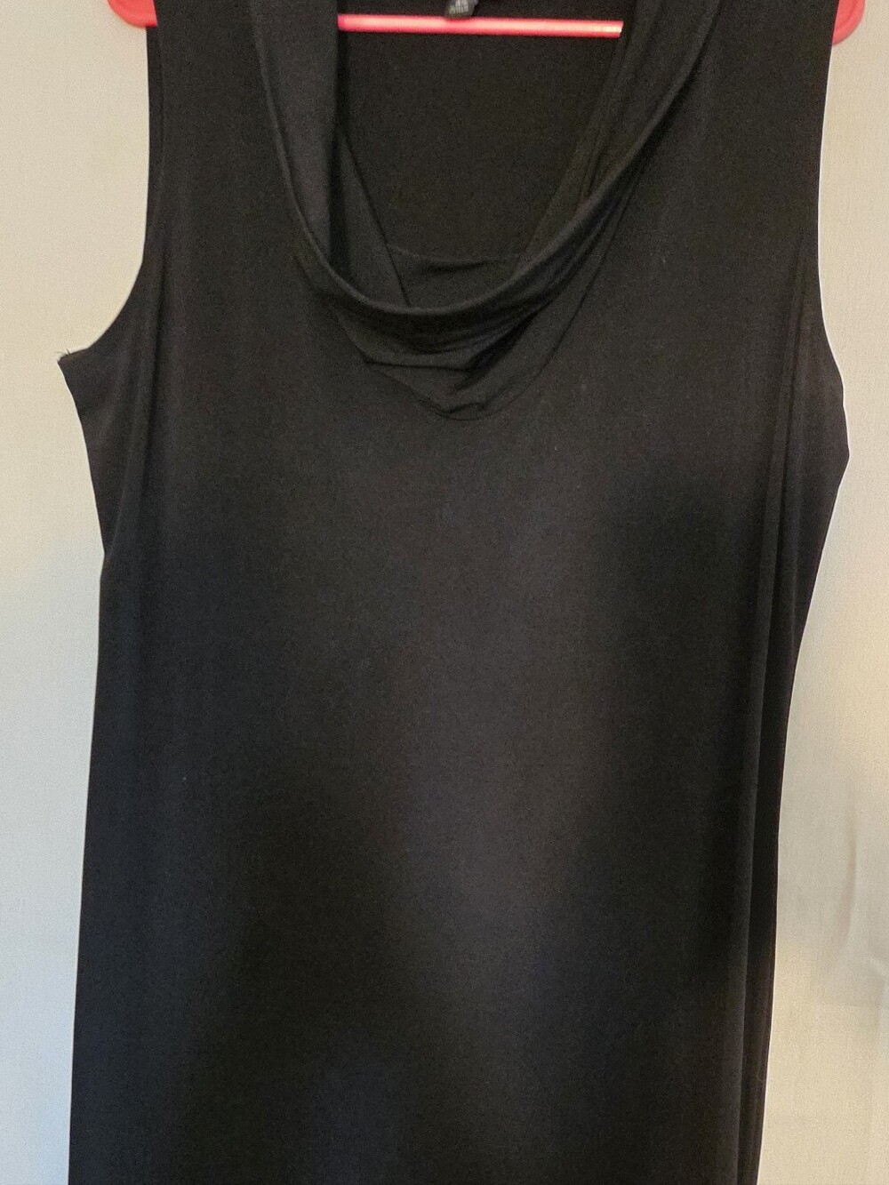George Black Sleeveless Cowl Neck Dress